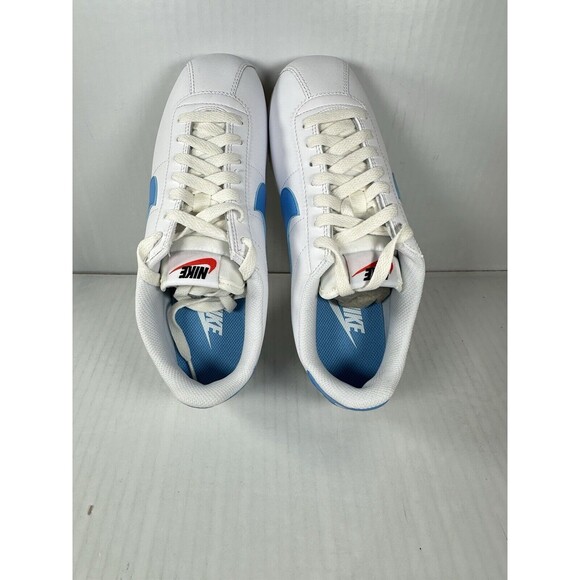 Size 8 Women’s Nike Cortez UNC White/University Blue Shoe Sneaker DN1791-102 NEW - Picture 6 of 8